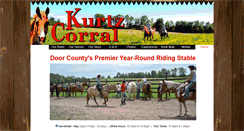 Desktop Screenshot of kurtzcorral.com